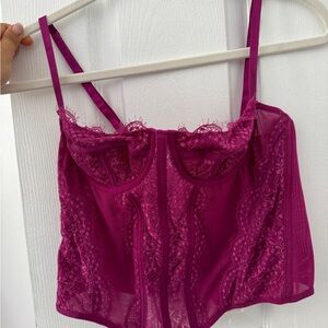 Urban Outfitters Pink Corset Top